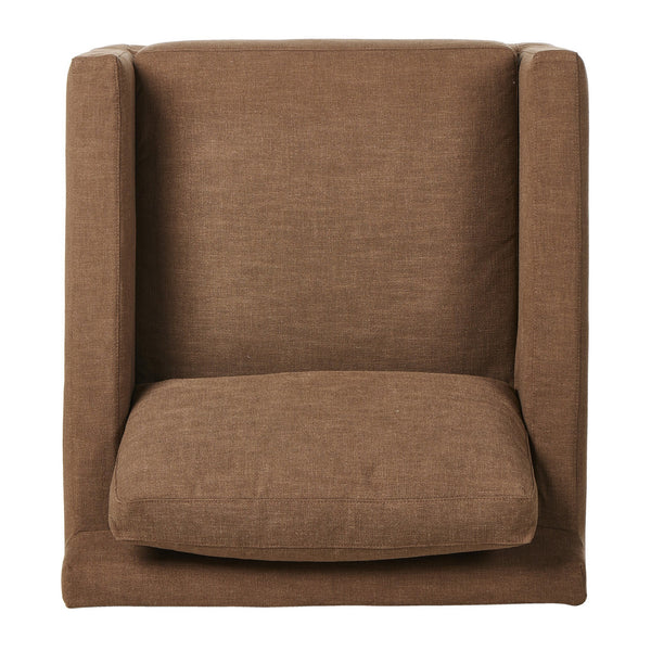Hampton Slipcover Swivel Chair - Antwerp Cafe