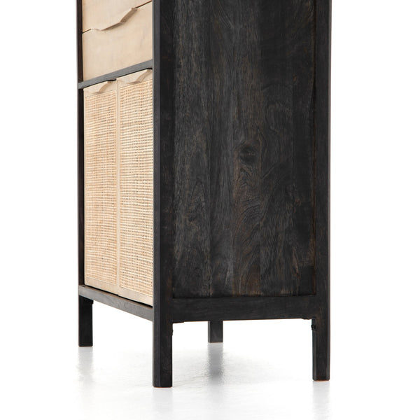 Sydney Tall Dresser in Black Wash