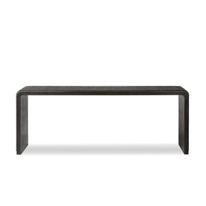 Leo Console Table - Smoked Black