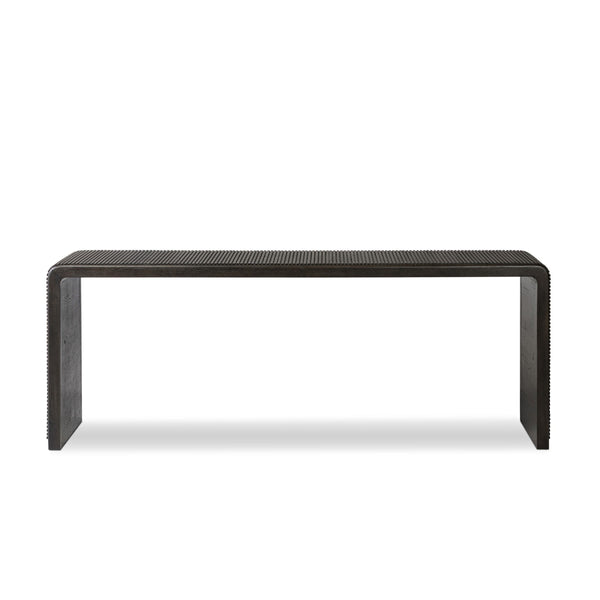 Leo Console Table - Smoked Black
