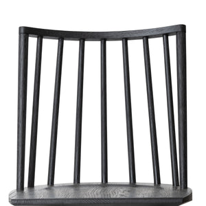 Lewis Swivel Counter Stool in Black Oak