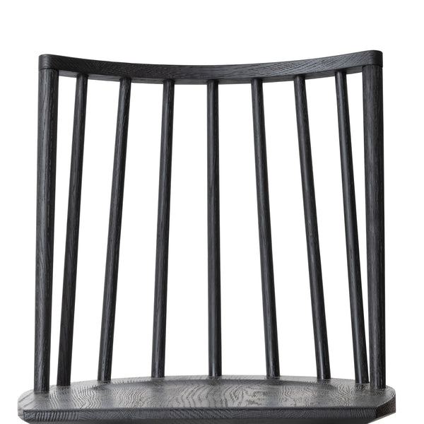 Lewis Swivel Counter Stool in Black Oak