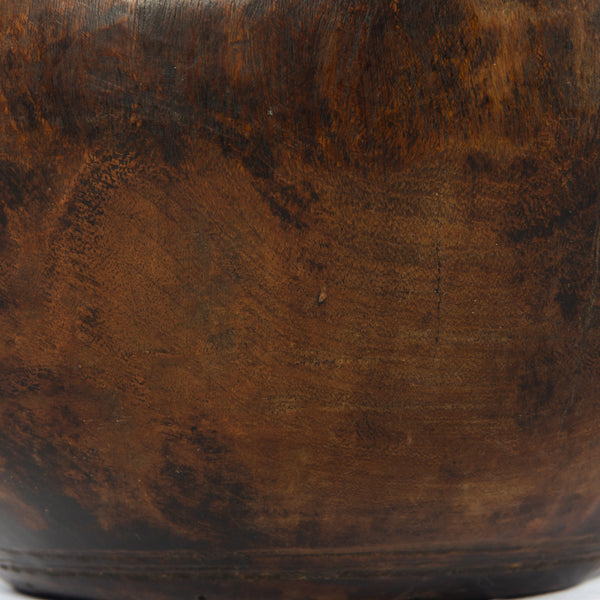 Found Wooden Jar In Reclaimed Natural