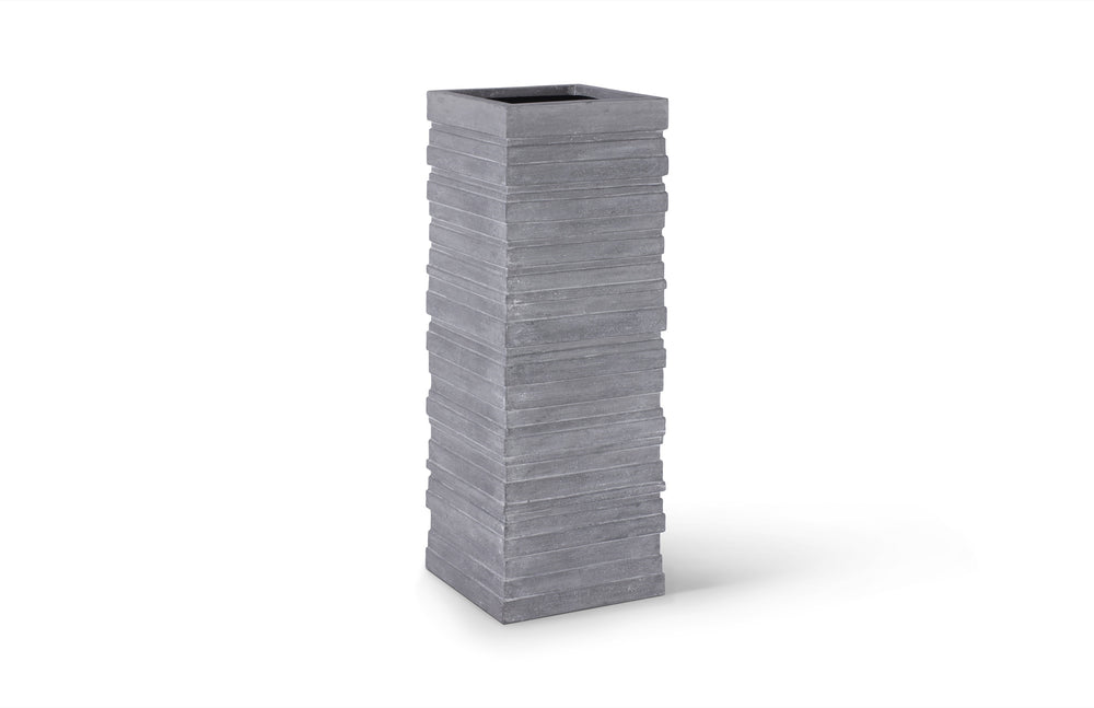 June Square Planter, Gray, XL