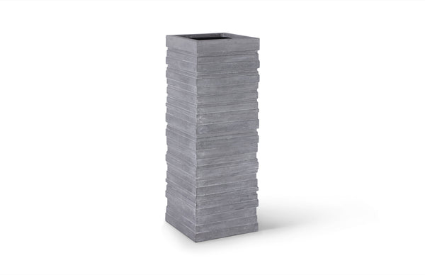June Square Planter, Gray, XL