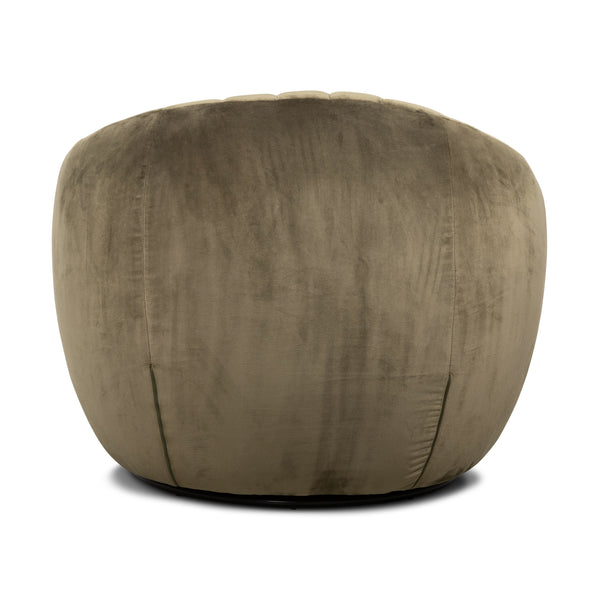 Audie Swivel Chair In Surrey Olive
