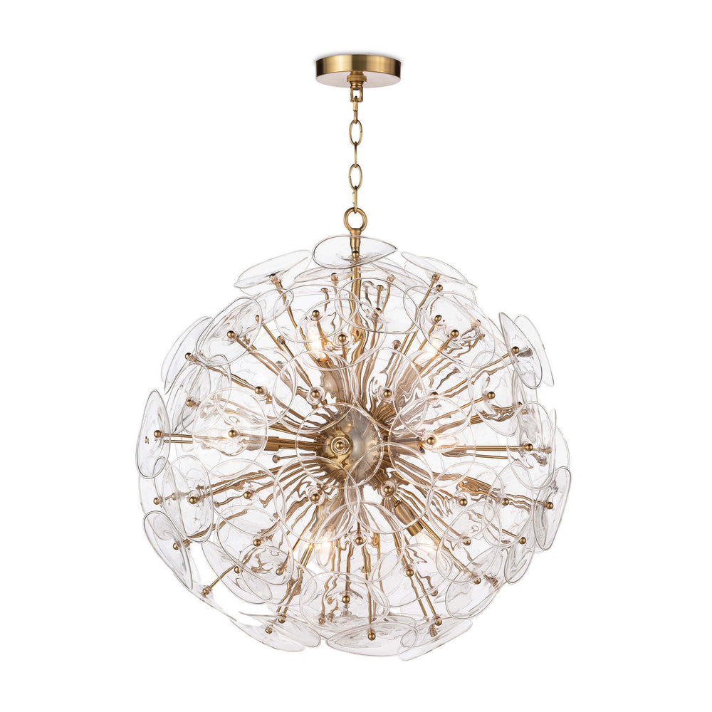 Poppy Glass Chandelier Small (Clear)