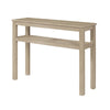 Tiburon KD Console Table with Shelf, Drifted Sand