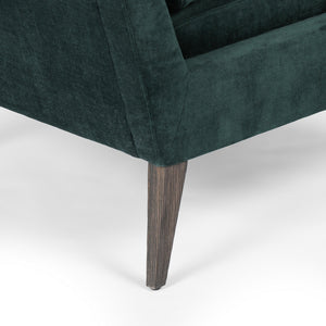 Olson Chair-Emerald Worn Velvet