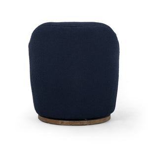 Aurora Swivel Chair In Copenhagen Indigo