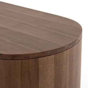 Pilar Desk in Caramel Brown Veneer