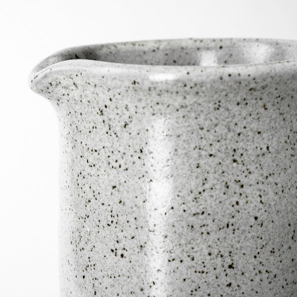 Frieda Large Freckled Gray Ceramic Jug