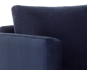 GEORGIE SWIVEL LOUNGE CHAIR - ABBINGTON NAVY