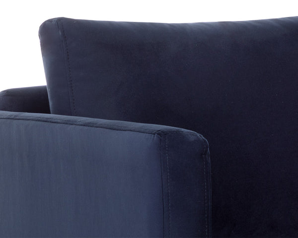 GEORGIE SWIVEL LOUNGE CHAIR - ABBINGTON NAVY