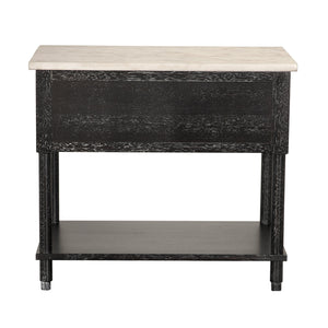 Artemio Side Table with Marble Top