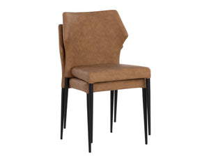 JAMES STACKABLE DINING CHAIR - BOUNCE NUT