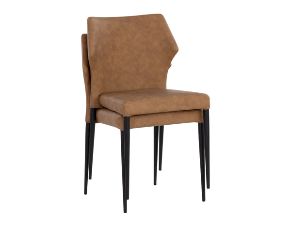 JAMES STACKABLE DINING CHAIR - BOUNCE NUT