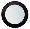 Clay Large Mirror in Matte Black Industrial Steel