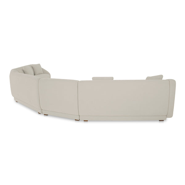 Fraser 5 Piece Modular Sectional in Off White