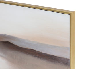 DESERT SANDS - 72" X 30" - GOLD FLOATER FRAME