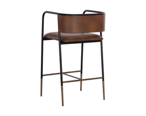 BRENAN COUNTER STOOL - BRAVO COGNAC