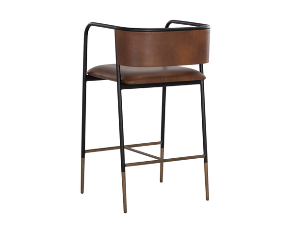 BRENAN COUNTER STOOL - BRAVO COGNAC