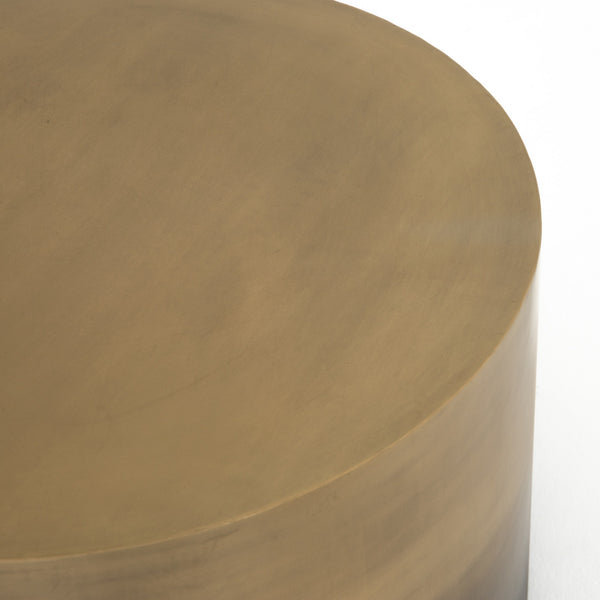 Cameron Ombre Bunching Table In Ombre Brass