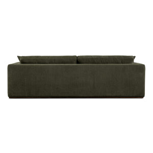 Rue Sleeper Sofa in Deep Green with Feather Fill