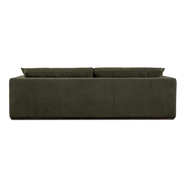 Rue Sleeper Sofa in Deep Green with Feather Fill