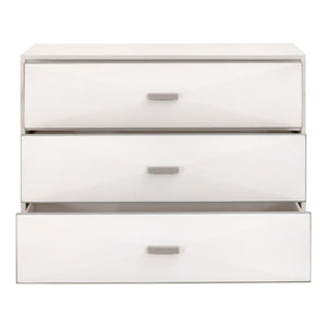 Wynn Shagreen 3-Drawer Nightstand