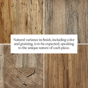 Abaso 6-Drawer Dresser In Rustic Wormwood Oak