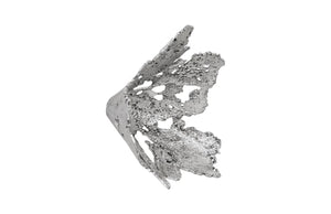 Perforated Splash Bowl Wall Art, Silver Leaf
