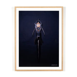 Black Horse Running by Boyd Elder - Vertical Grain 2.5 White Oak
