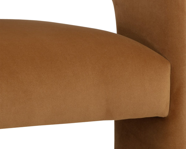 ISIDORE LOUNGE CHAIR - MEG GOLD