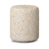 Orlan Outdoor End Table In Pure Terrazzo