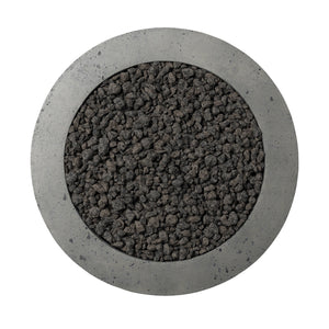 Bronson Outdoor Fire Table In Pewter Concrete