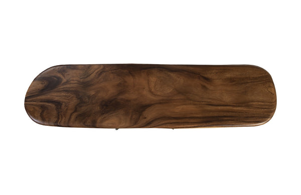 Atlas Console Table, Natural Finish, Metal