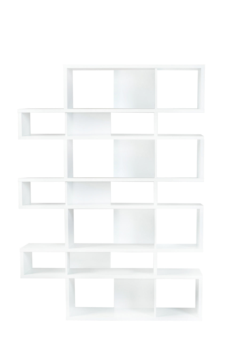 London Composition Large Bookshelf - White