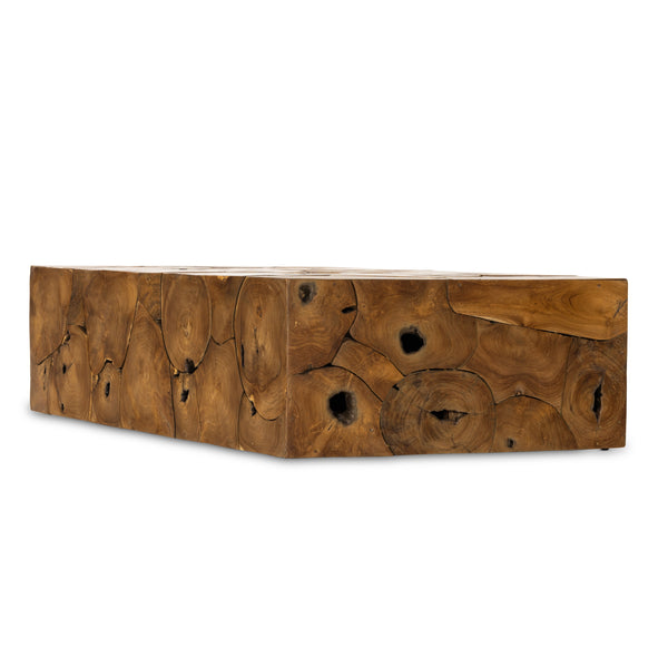 Tomlin Outdoor Coffee Table In Teak Root