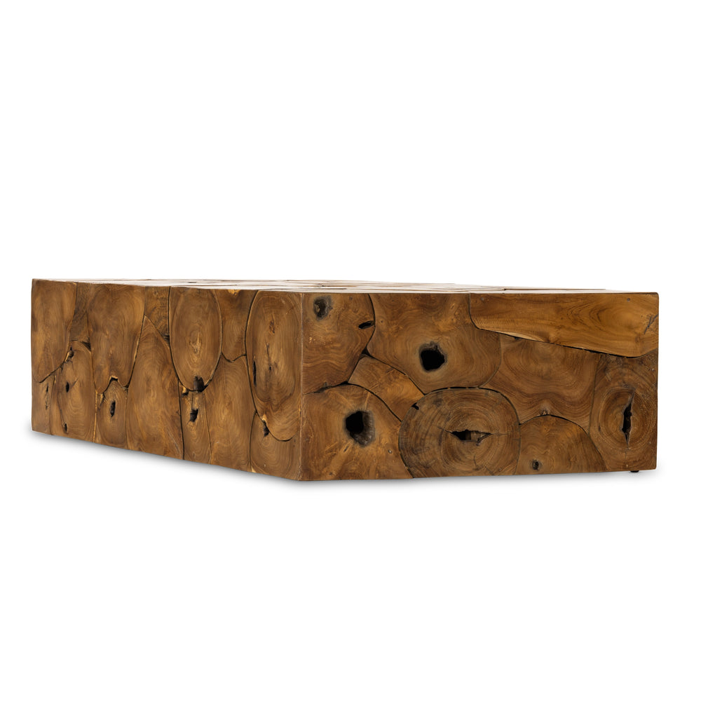 Tomlin Outdoor Coffee Table In Teak Root
