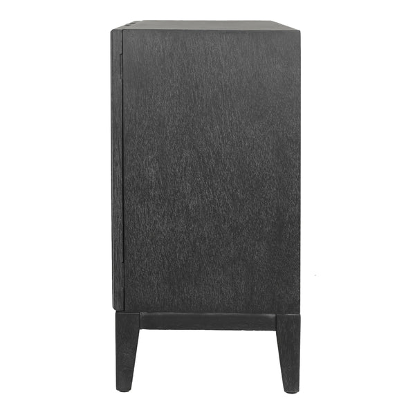 Covey KD Cabinet 2 Doors, Brushstroke Black