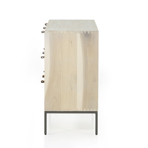 Trey 7 Drawer Dresser In Dove Poplar