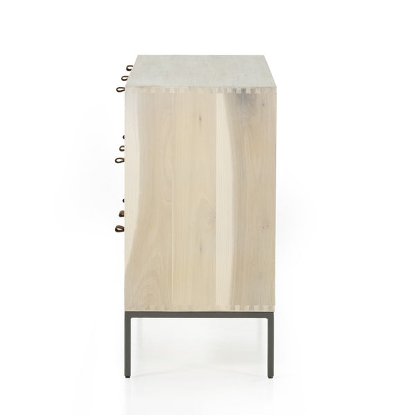 Trey 7 Drawer Dresser In Dove Poplar