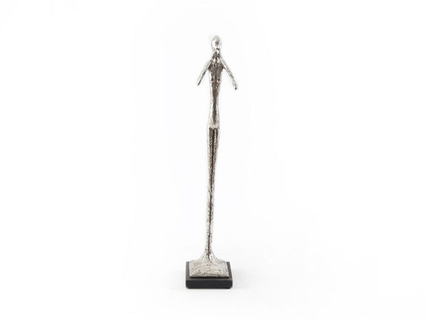 Speak No Evil Sculpture, Silver Leaf, Small
