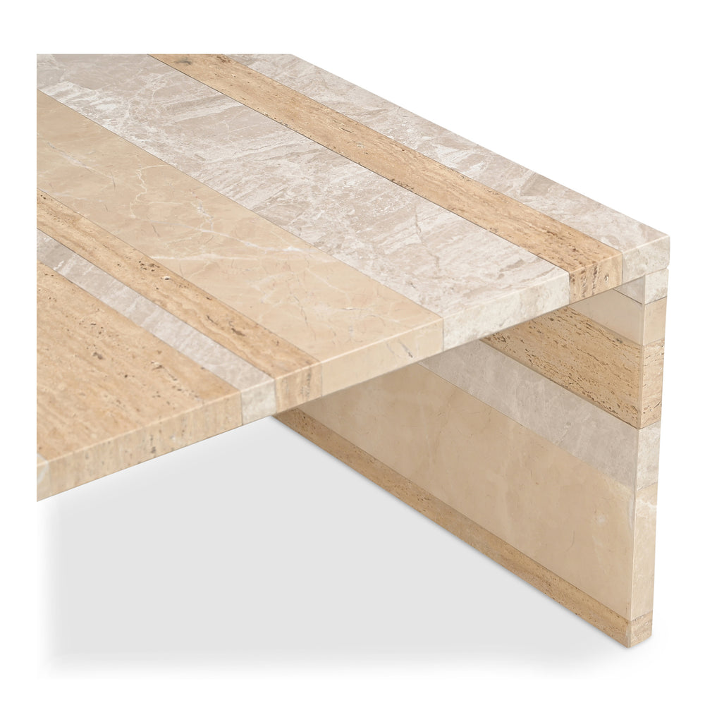 Moe's Rosa Mixed Marble Coffee Table