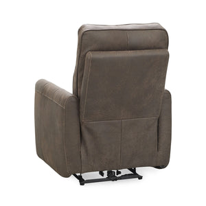 Vivica Leather Power Recliner - Dark Brown