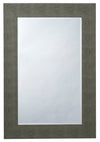 Structure Shagreen Rectangle Mirror, Grey