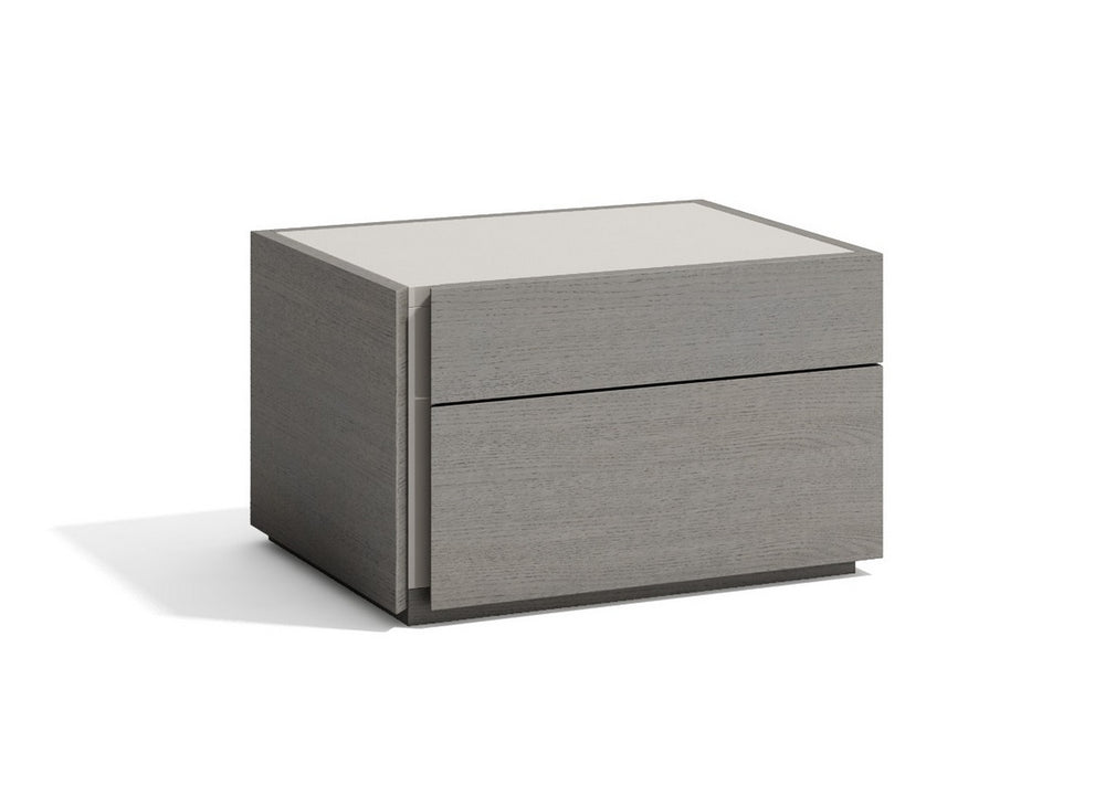 Nelly Left Facing Night Stand in Grey