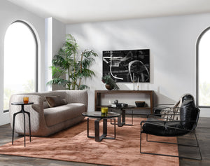 Nico Upholstered Sofa - Brick Polyester