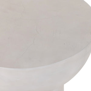 Searcy End Table In Textured Matte White